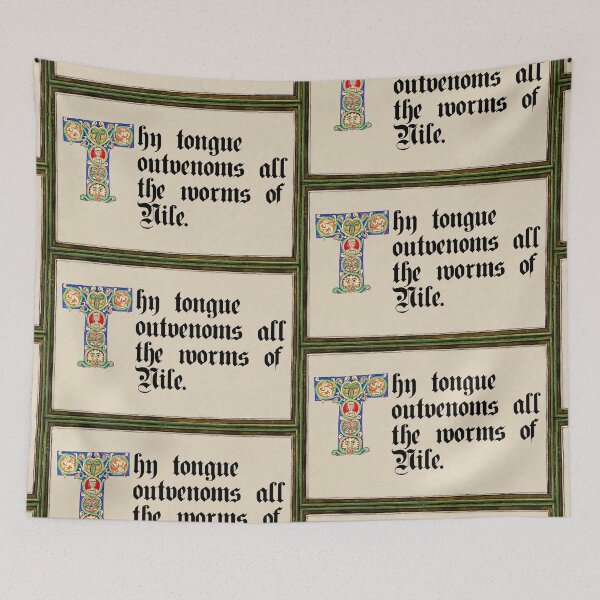 Item preview, Shakespearean Insults XXVI designed and sold by brushandframes.