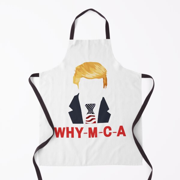 Aperçu de l'œuvre Donald Trump WHY-M-C-A T-shirt essentiel blanc créée et vendue par Lifestylenoise.