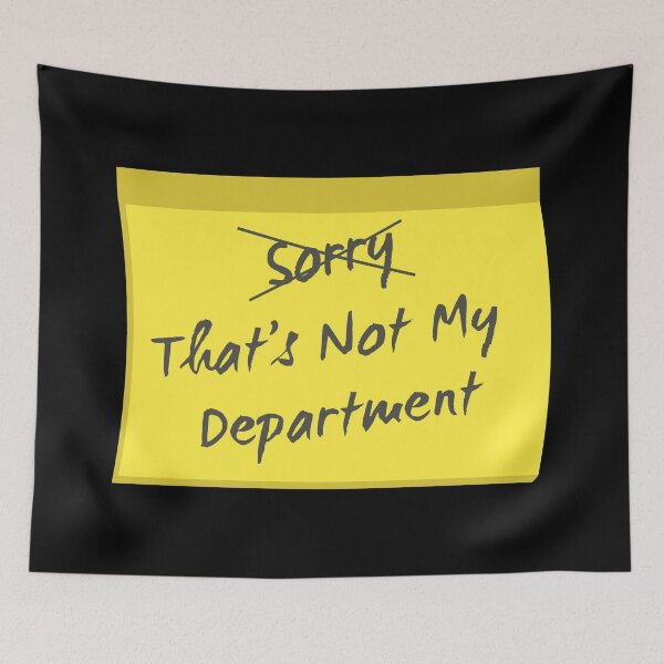 Item preview, Sorry (Not sorry) That's not my department designed and sold by altdisney.
