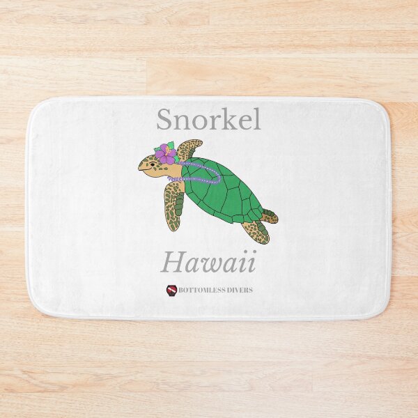 Item preview, Snorkel Hawaii Turtle with Grey Font designed and sold by BottomlessDiver.