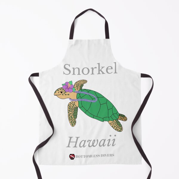 Item preview, Snorkel Hawaii Turtle with Grey Font designed and sold by BottomlessDiver.