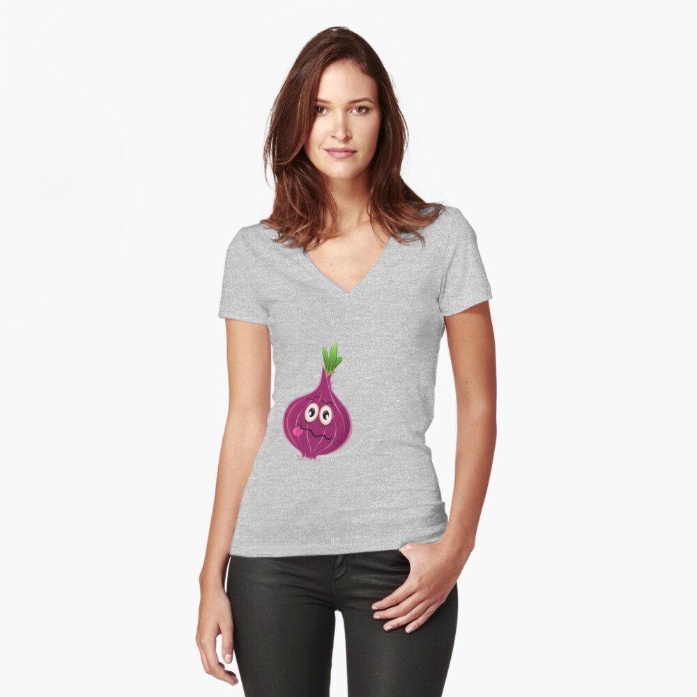 Item preview, Fitted V-Neck T-Shirt designed and sold by Claudiocmb.