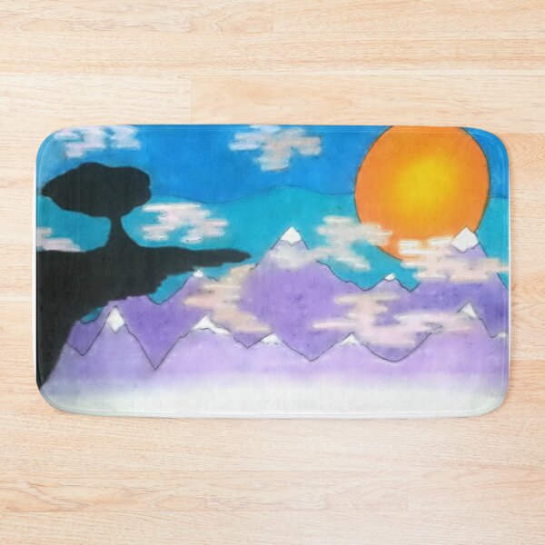 Item preview, Pastel Mountain Sunset designed and sold by NiaNatorArt.