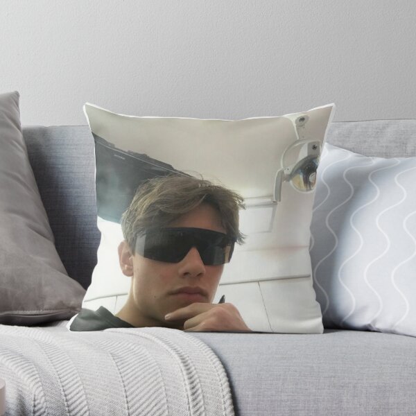louis partridge collage Throw Pillow for Sale by delimetal