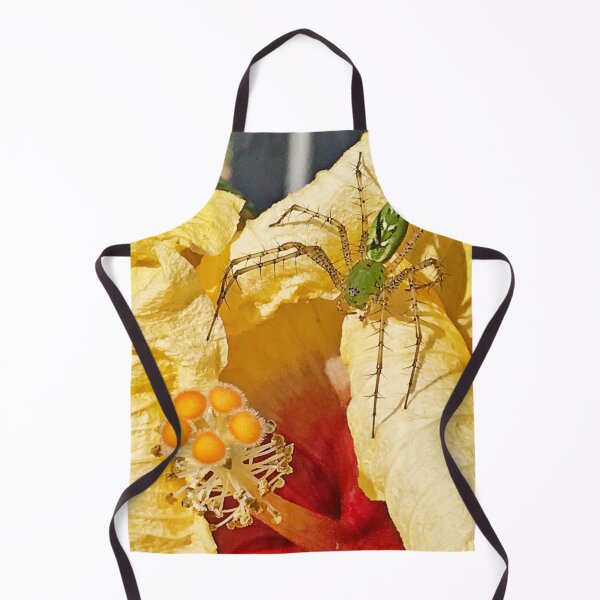 Item preview, Translucent spider on a yellow Hibiscus designed and sold by Michelle Sinz.