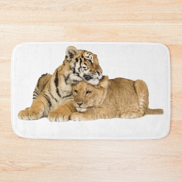 Aperçu de l'œuvre Mignon petit tigre et lionceau créée et vendue par Designs By Creation.