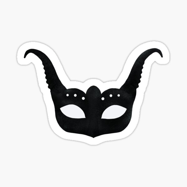 Lila Mask Sticker