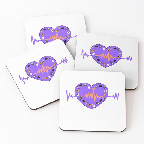Item preview, Heartbeat Line Halloween Design designed and sold by BoBiBi Designs.