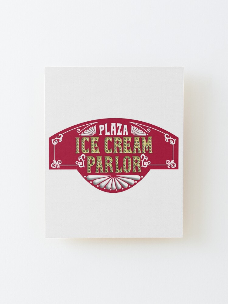 Main Street Plaza Ice Cream Parlor Large Print