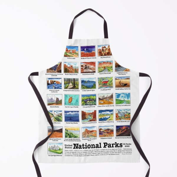 Item preview, US National Parks A-H, Watercolors designed and sold by MMc Buck.