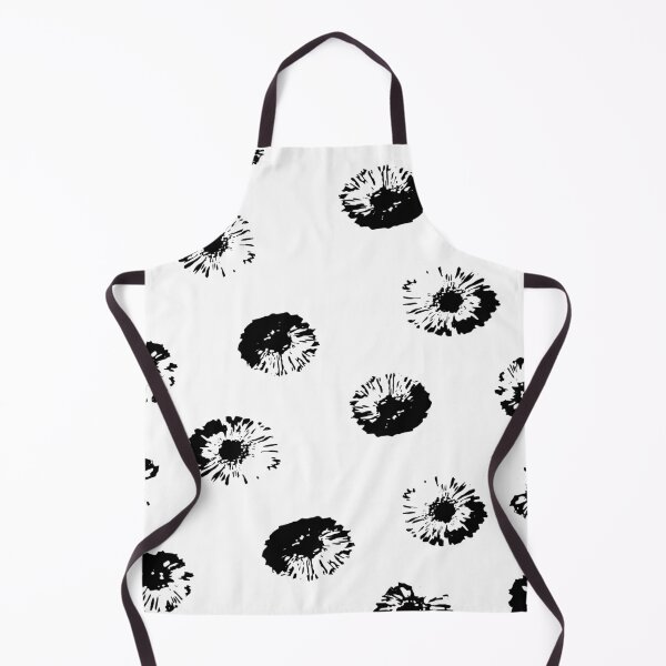 Item preview, black & white flowers designed and sold by StudioViArt.