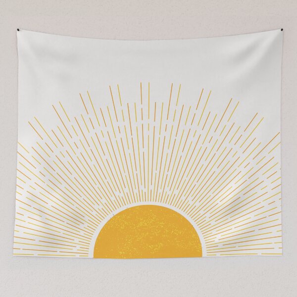 Item preview, Sunrise Art, Retro Boho Sun designed and sold by MMonroeStudio.