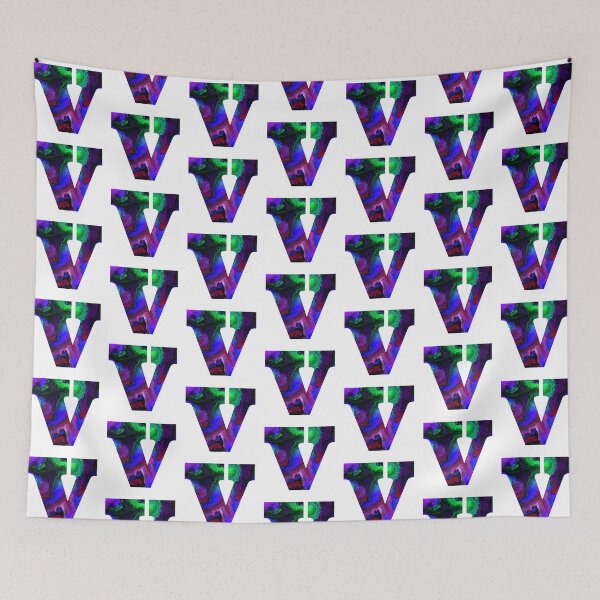Item preview, Letter V - Cosmic Tie Dye  designed and sold by royrahul.