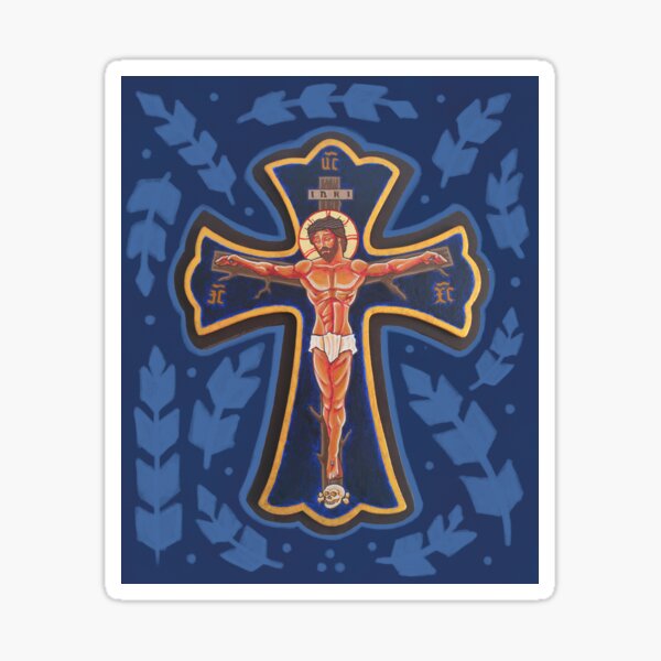 Item preview, Icon of Christ Crucified designed and sold by LutheranIcons.