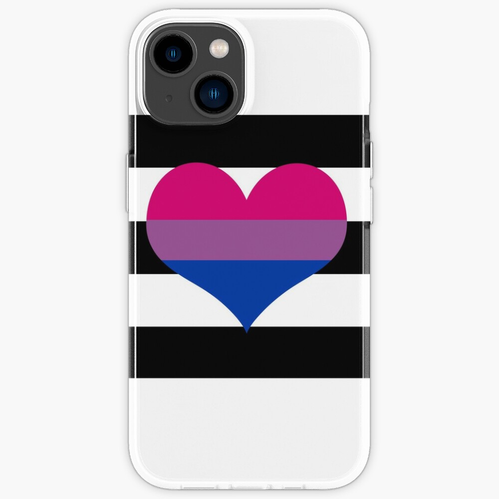 Funda De Iphone Bandera Heterosexual Biromantic Pride De Darkvulpine 