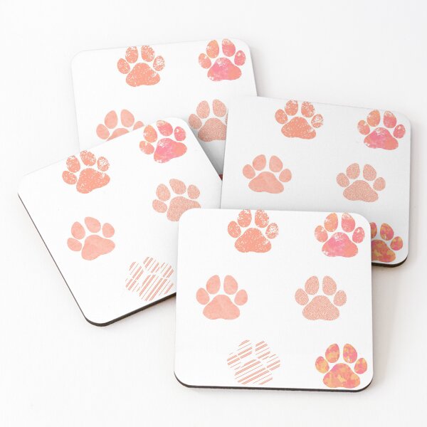 Item preview, Paw Print Sticker Pack Pink Prints designed and sold by AlishaMSchil.