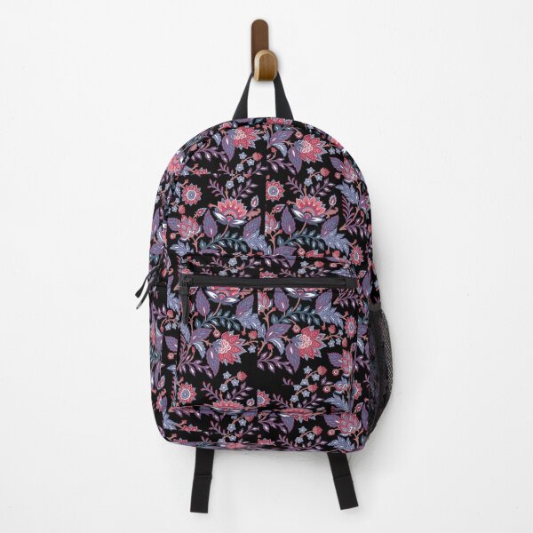 Item preview, Pink florals on black designed and sold by Geetika Batra.