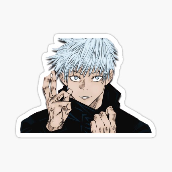satoru gojo jujutsu kaisen sticker by imreflection redbubble