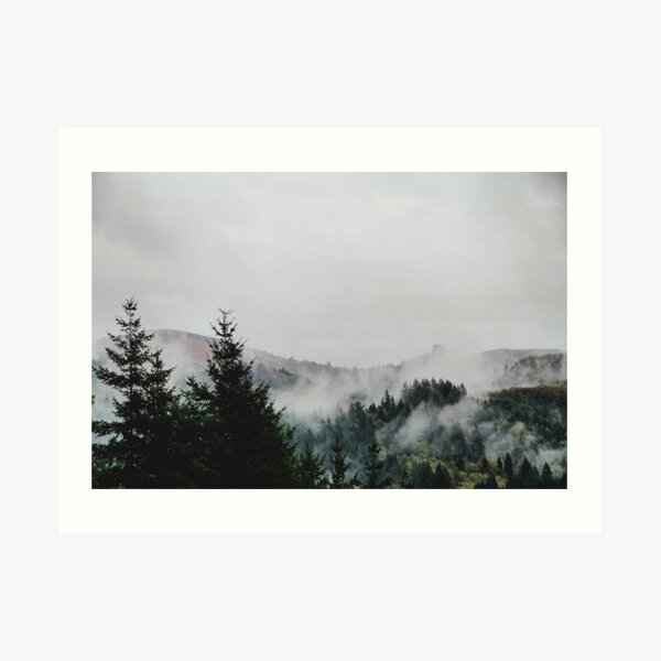 Foggy PNW Day Art Print
