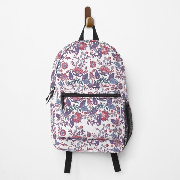Item preview, Pink florals on white designed and sold by Geetika Batra.
