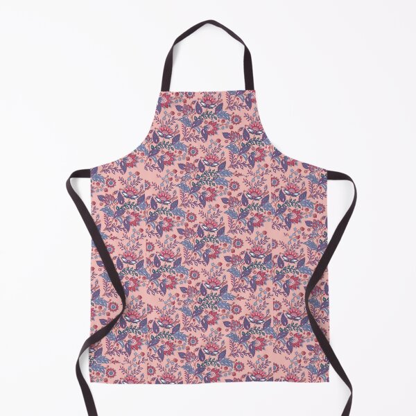 Item preview, Pink florals on beige designed and sold by Geetika Batra.