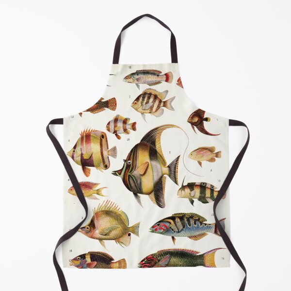 Item preview, Adolphe Millot - Poissons des coraux - French vintage zoology poster designed and sold by DejaVuStudio.