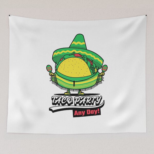 Item preview, Taco Party Any Day! BBQ designed and sold by AndApArt.