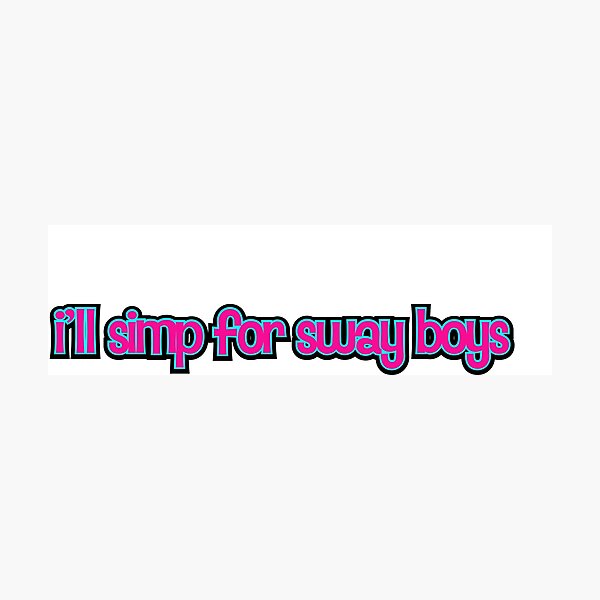 Aperçu de l'œuvre simp pour les garçons sway créée et vendue par lovelinashop.