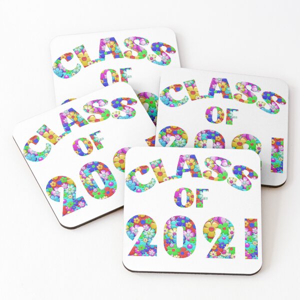 Item preview, Class of 2021 with flowers- Customize-able Background designed and sold by ittybittyowl.