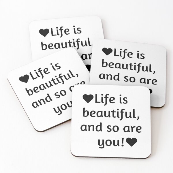 Item preview, Life is beautiful, and so are you designed and sold by EMSG03.