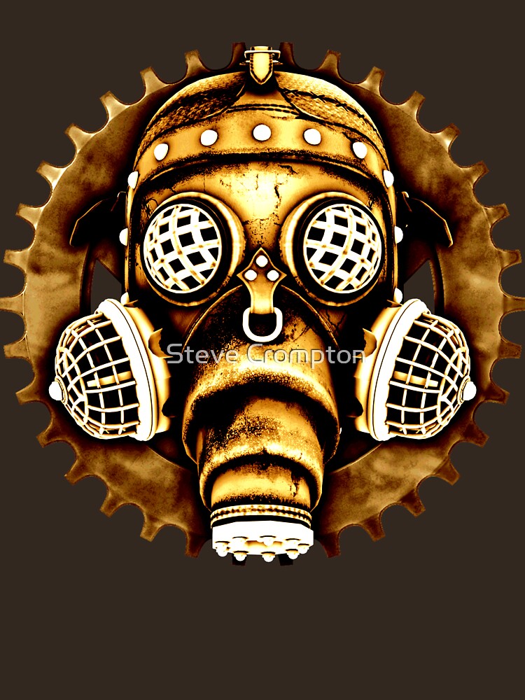 Steampunk/Cyberpunk Gas Mask #1D Steampunk T-Shirts by SC001