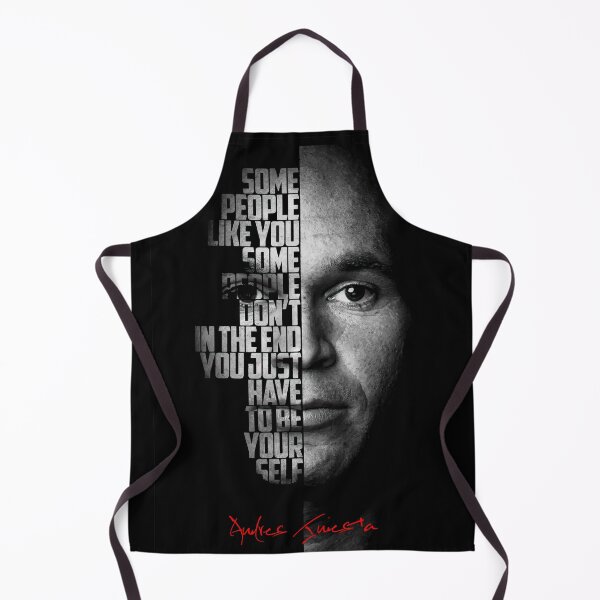 Item preview, Black and white Andres Iniesta Quote. designed and sold by Enea Kelo.