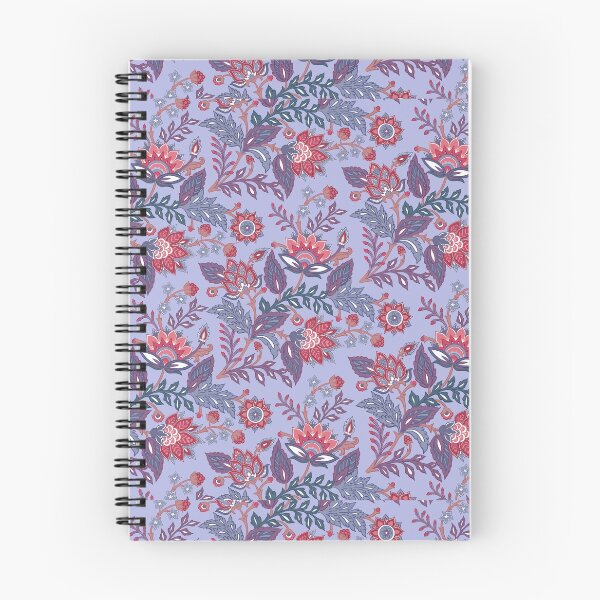 Item preview, Pink florals on purple designed and sold by Geetika Batra.