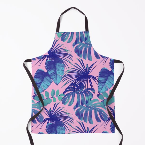 Item preview, Pink & Blue Tropical Palm Leaf designed and sold by newburyboutique.