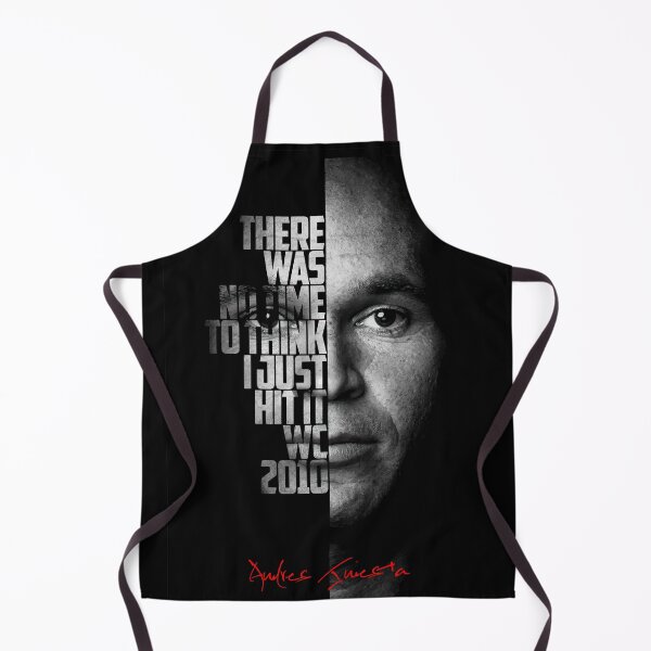 Item preview, Black and white Andres Iniesta Quote. designed and sold by Enea Kelo.
