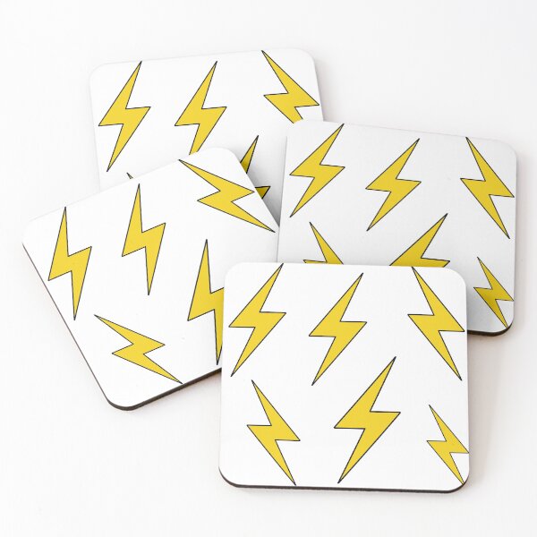Item preview, Yellow Aesthetic Lightning Bolts designed and sold by Aryeh Studio.
