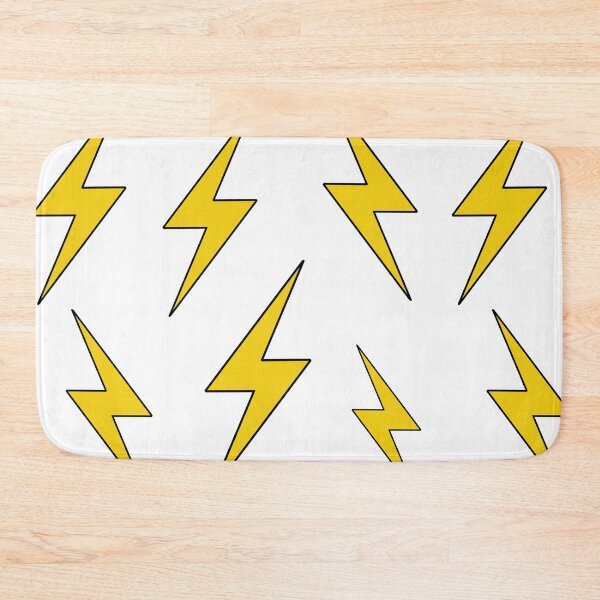 Item preview, Yellow Aesthetic Lightning Bolts designed and sold by Aryeh Studio.