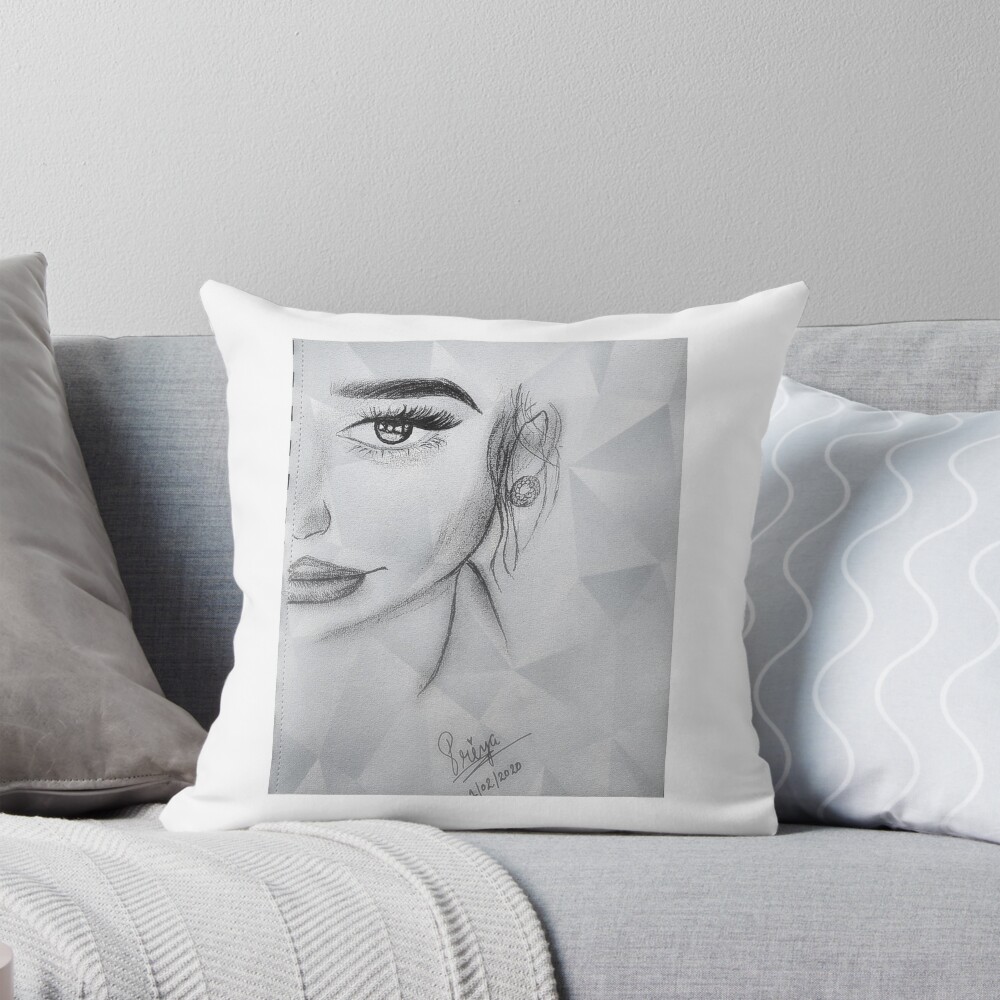 Item preview, Throw Pillow designed and sold by Unique-trend.