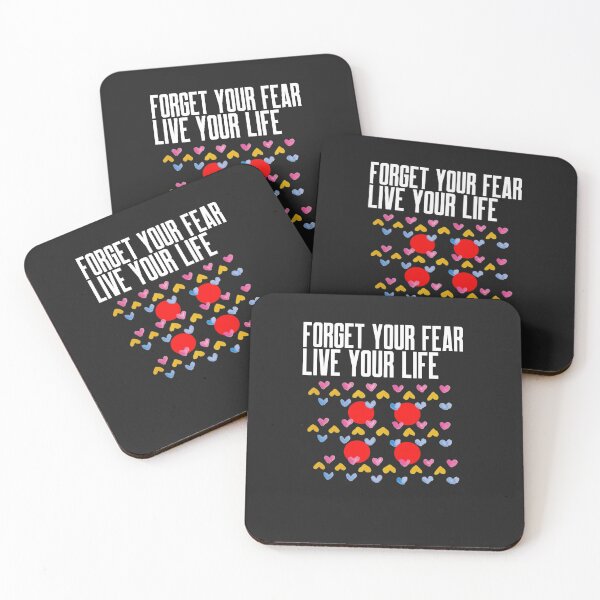 Item preview, FORGET YOUR FEAR LIVE YOUR LIFE designed and sold by GILLES VAZIRI.