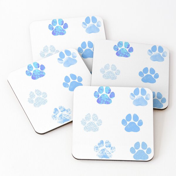 Item preview, Paw Print Sticker Pack Periwinkle Prints designed and sold by AlishaMSchil.
