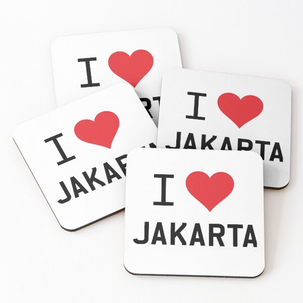 Item preview, I Love Jakarta designed and sold by mugify.