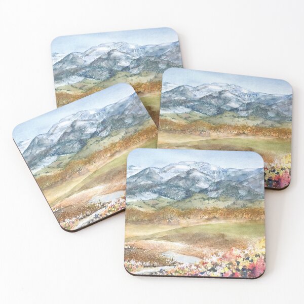 Item preview, Bridger Mountains and Flowers in Bozeman, Montana designed and sold by Duncan Bullock.