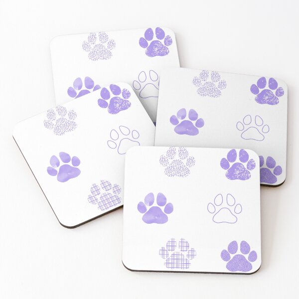 Item preview, Paw Print Sticker Pack Purple Prints designed and sold by AlishaMSchil.