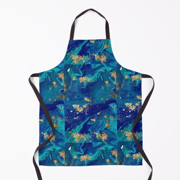 Item preview, Navy Blue & Gold Liquid Marble designed and sold by newburyboutique.