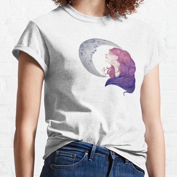 Colored- I Love You to the Moon and Back Classic T-Shirt