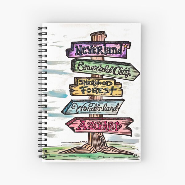 Item preview, Fairy Tale Road Sign designed and sold by StefInkCreates.