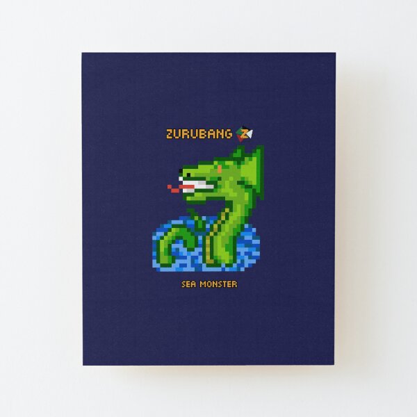 Sea Monster - Zurubang Wood Mounted Print