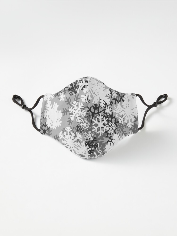 Alternate view of Snowflake Camo Mask