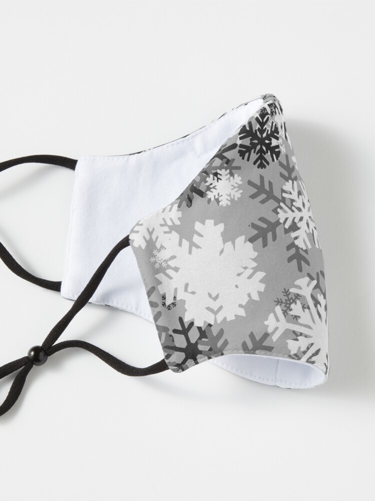Alternate view of Snowflake Camo Mask