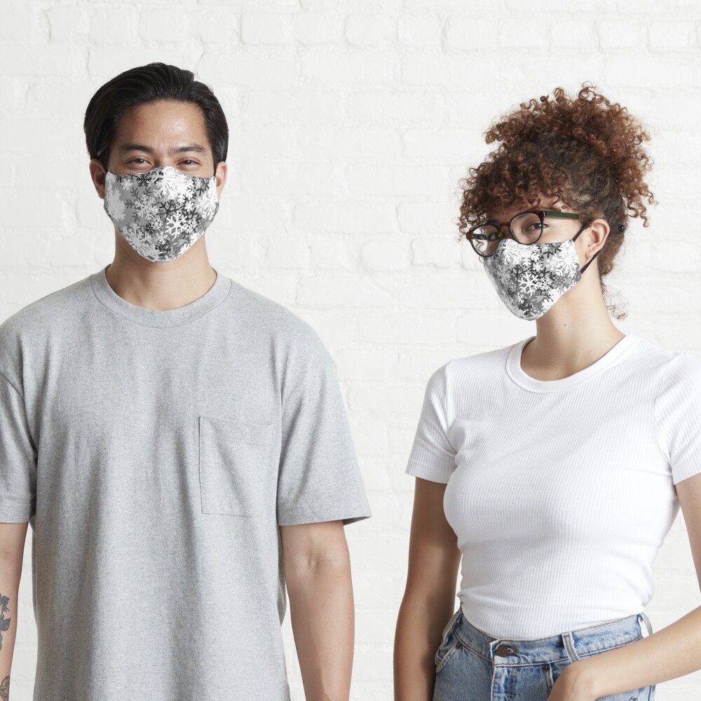 Snowflake Camo Mask